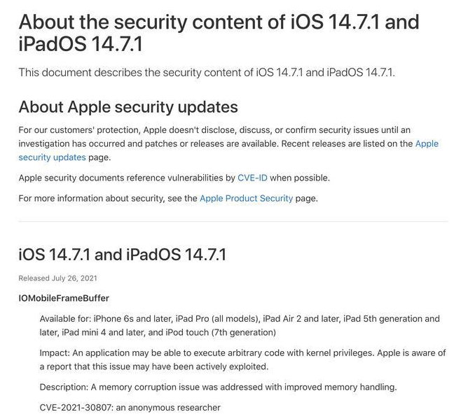红毛镇苹果手机维修分享iOS 14.7.1 正式版更新内容及升级方法 